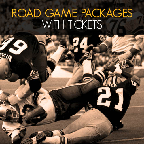 packers road game tickets