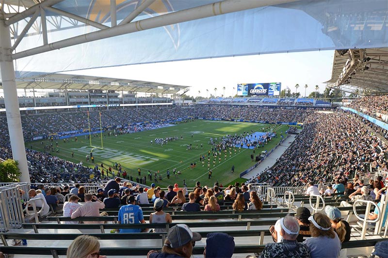 green bay at los angeles