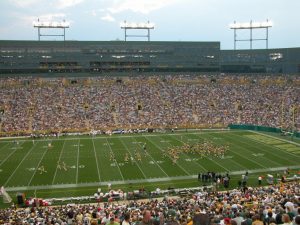 seating views lambeau field yard line rows