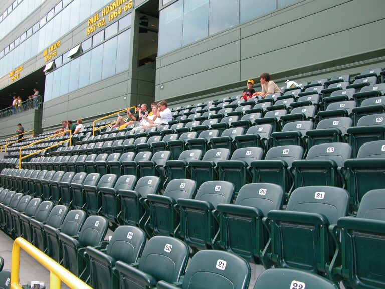 Green Bay Packers Seating Chart View