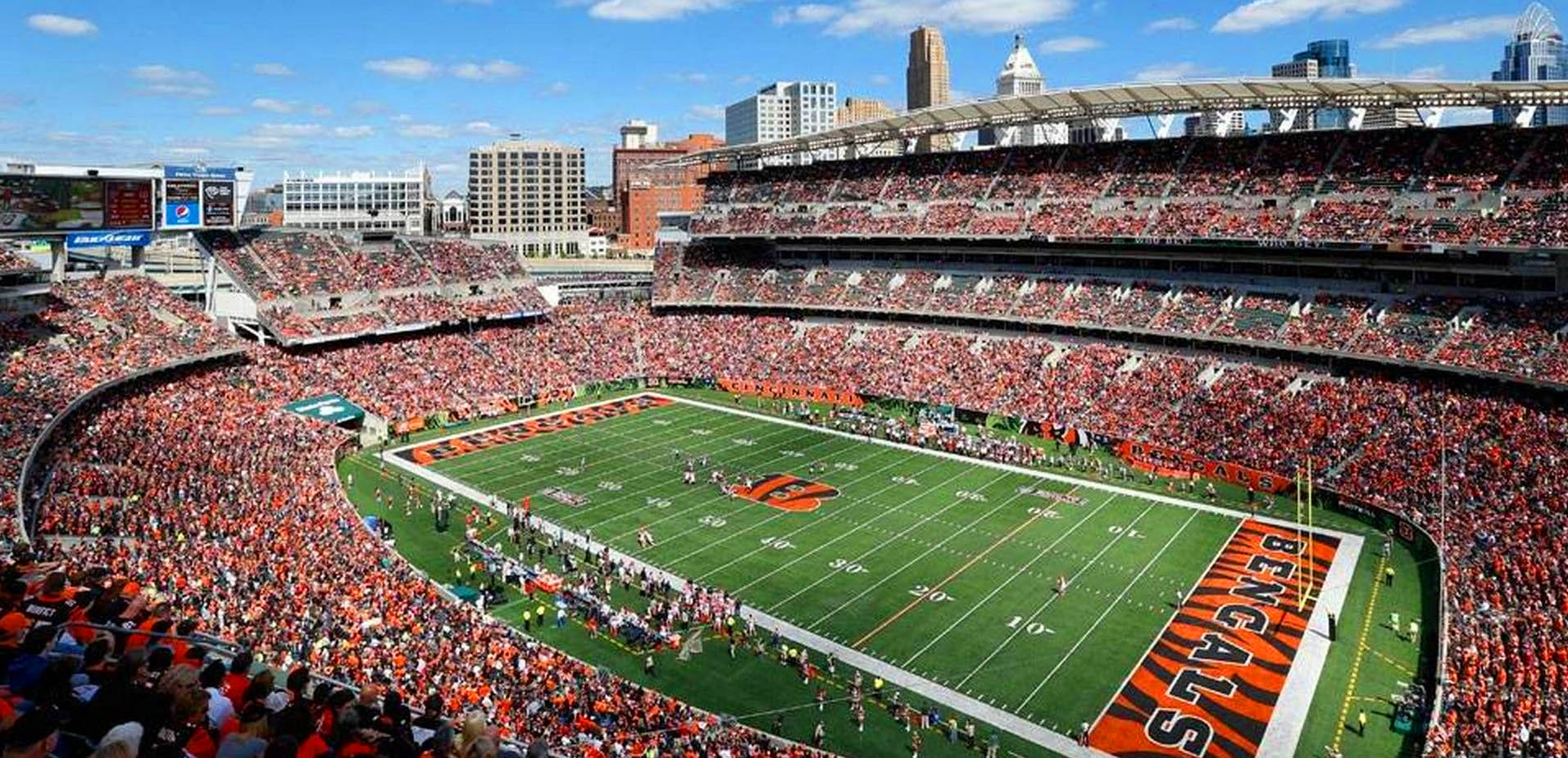 Green Bay Packers at Cincinnati Bengals Suite Available Event USA