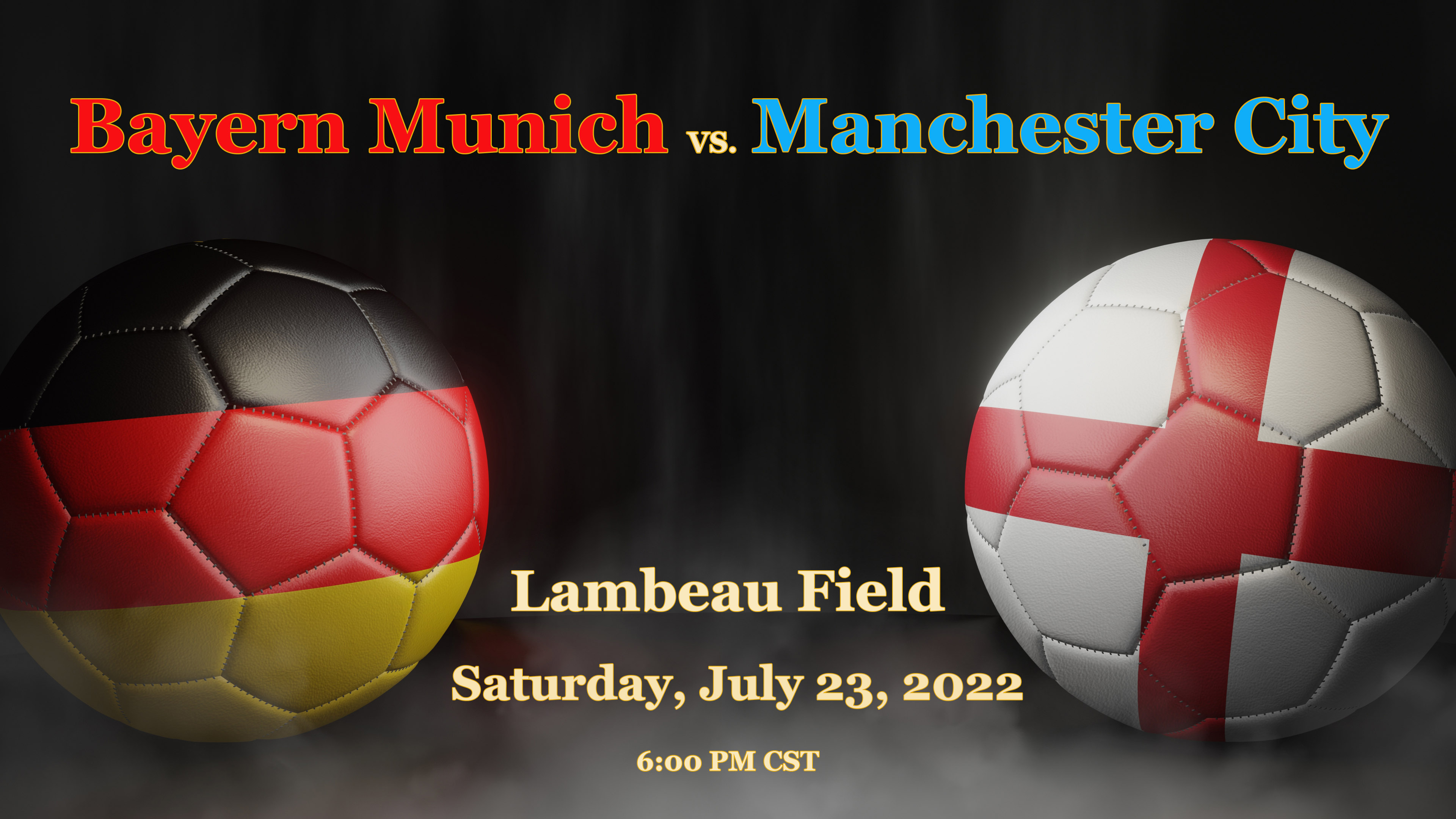 soccer match at lambeau field